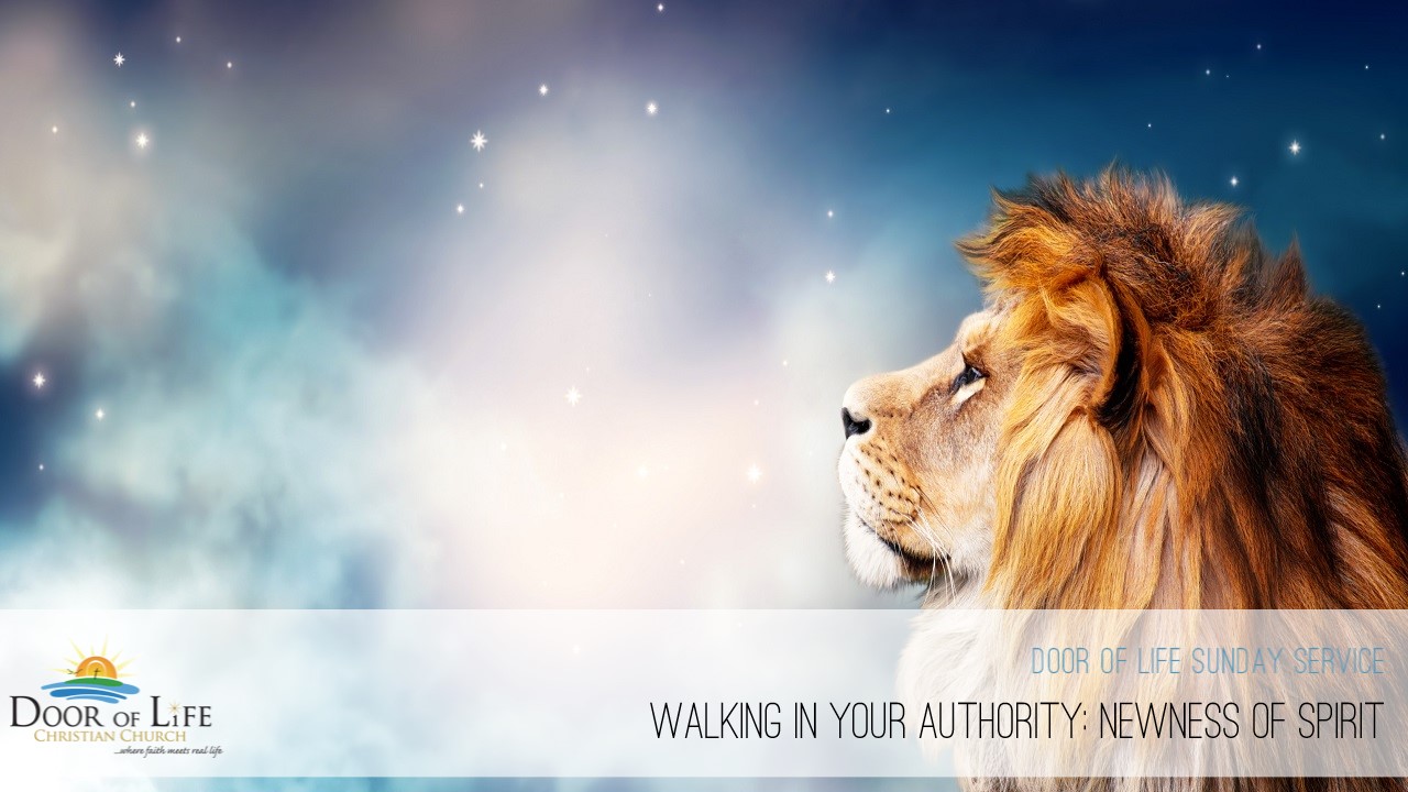 Walking In Your Authority - Newness of Spirit