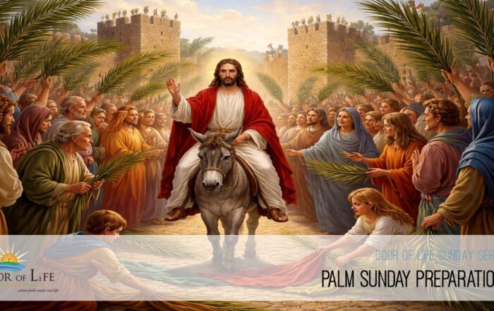 Palm Sunday Preparations