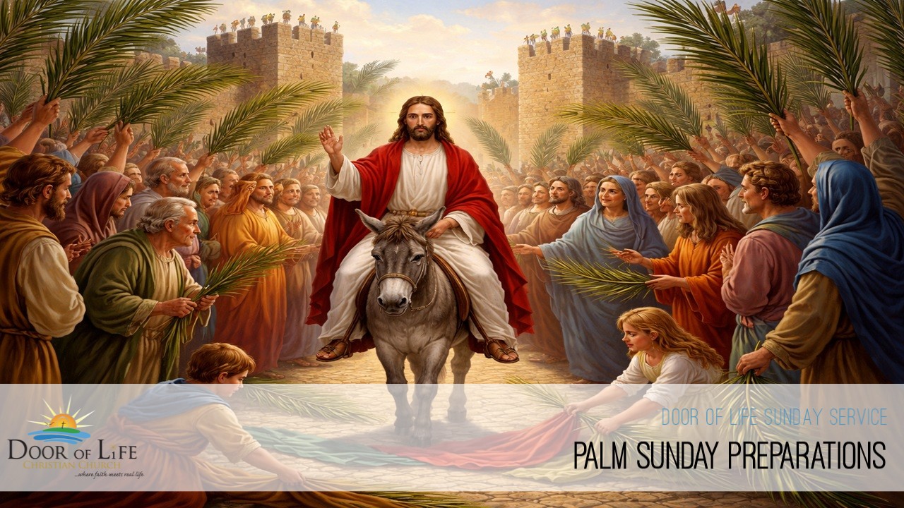 Palm Sunday Preparations